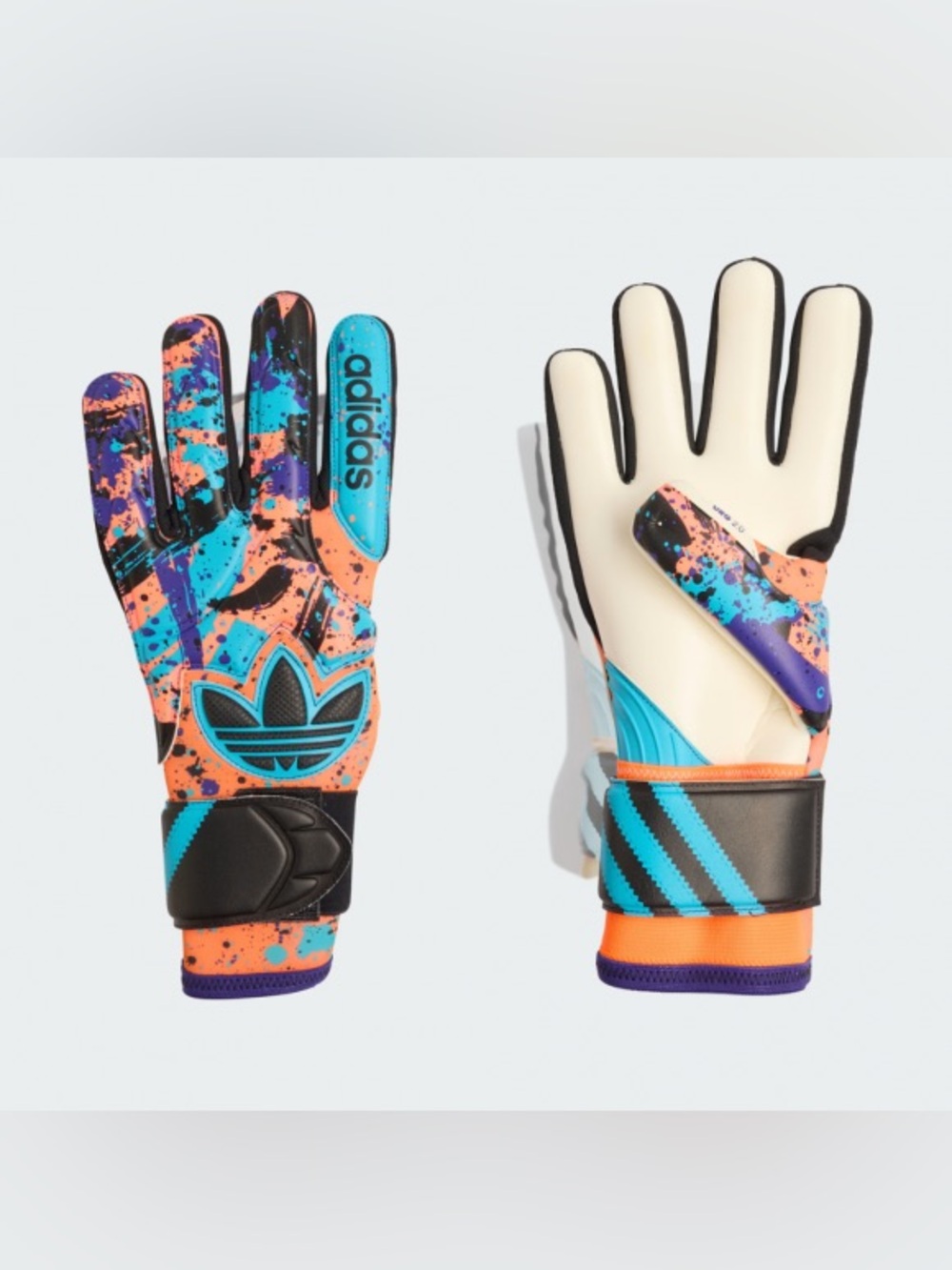adidas Copa GL Pro INJ Goalkeeper Soccer Gloves Size 6 Padded Hook & Loop